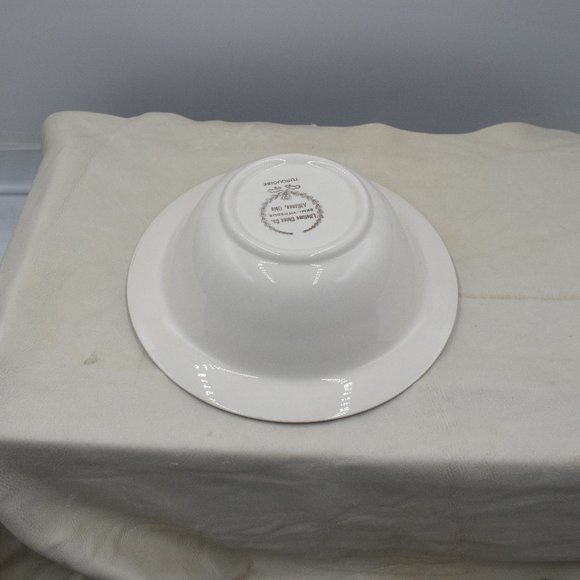 MCM Vintage Lifetime China Co Vegetable Bowl Magnolia Pattern - Picture 7 of 7